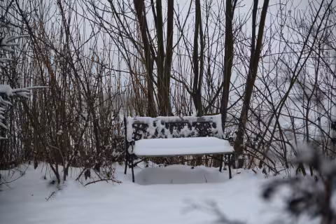 opuštěná lavička